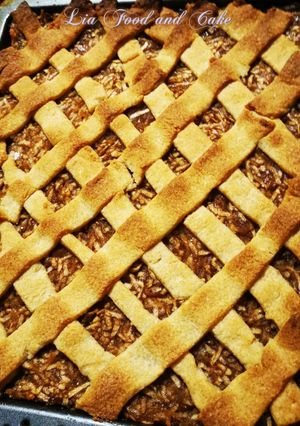 Almás pite barna rizslisztből gluténmentes, cukormentes, IR barát recept fotója
