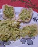 Pastita de palta con limón y huevo