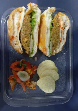 A picture of Chole patice Burger.