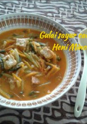 Foto resep Gulai sayur campur