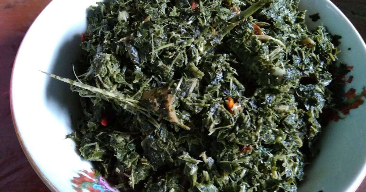 Resep Daun Singkong Tumbuk Oleh Yoyos Cookpad