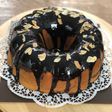 Marmer Cake coklat topping
