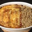 Lasaña de calabacín y carne de pavo