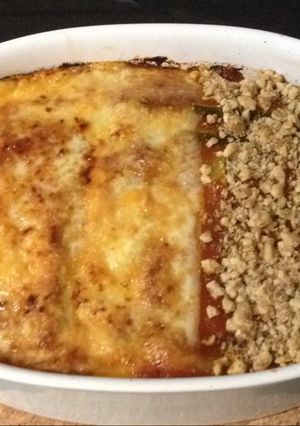 Foto principal de Lasaña de calabacín y carne de pavo