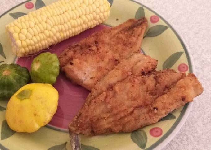 Recipe of Mario Batali Fried fish without eggs