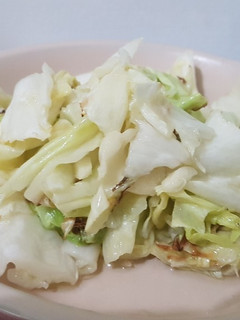 氣炸鍋-蒜香炒高麗菜 的食譜成品照片