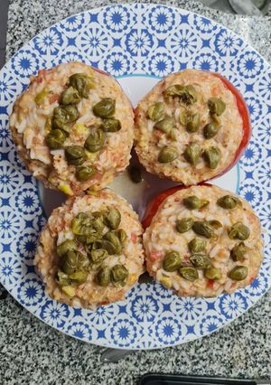 Una foto de Tomates rellenos con Atún