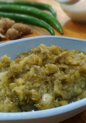 Foto resep Sambel Kencur Cabe ijo