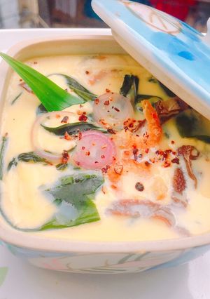 Hình của món Chawanmushi - Trứng hấp kiểu Nhật.