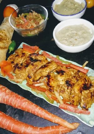 A picture of Chicken steak.