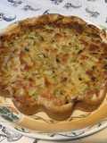 Tarte à la rhubarbe et crème de cassis (pâte brisée épeautre lait vanille)
