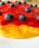 Tarta viral estilo cheesecake en airfryer