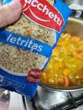 Sopa de fideos letrita