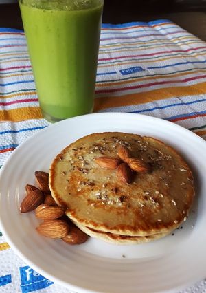 Una foto de Pancake de avena