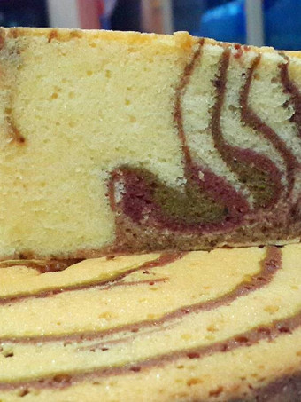 Anti Ribet, Membuat Zebra Cake Putih Telur Enak