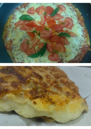 A picture of Cheese Pie 🧀 and Skillet Pizza 🍕 with Bread Crust 🍞.