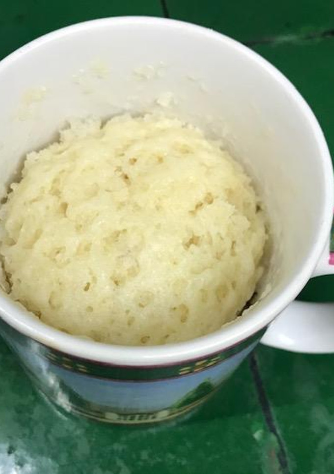 Una foto de Mug cake de vainilla