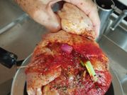 Una foto de pierna de cerdo