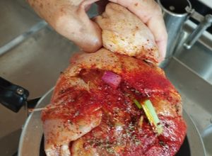 Una foto de Pierna de cerdo al horno