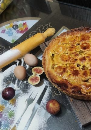 عکسی از دستور تارت انجیری فرانسوی