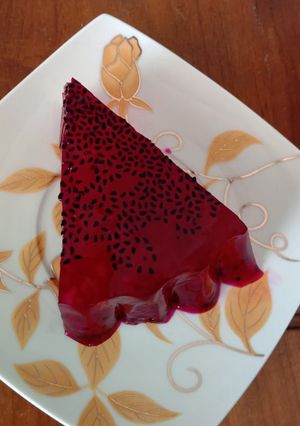 Foto resep Puding Buah Naga Nutrijell