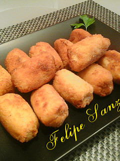 Una foto de Croquetas de pollo del cocido