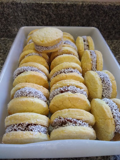 Una foto de Alfajores de maicena sin tacc