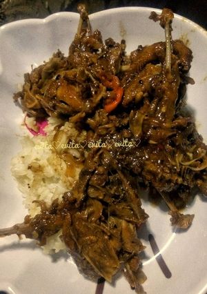 Foto resep Burung puyuh lada hitam