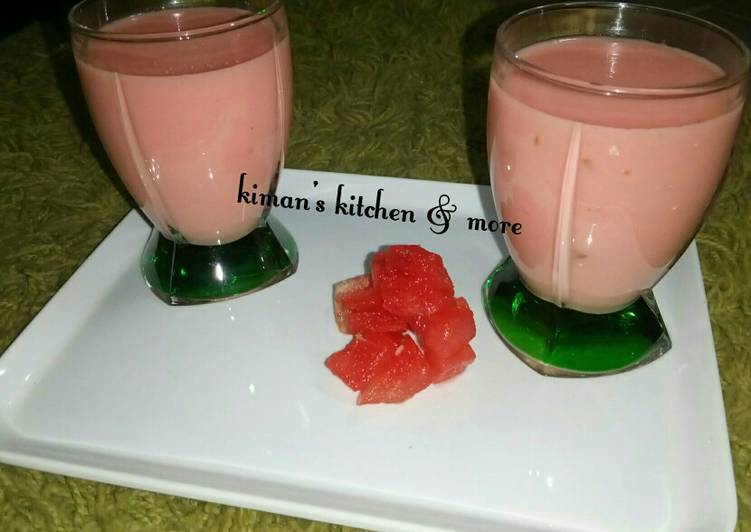 How to Make Favorite Watermelon smoothie | This is Recipe So Satisfying You Must Test Now !!