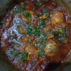 Egg drop curry A picture of Egg drop curry.