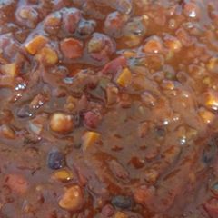 Pantry-raid Vegetarian Pumpkin Chilli A picture of Pantry-raid Vegetarian Pumpkin Chilli.