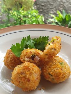 Foto resep Bola-bola nasi daging