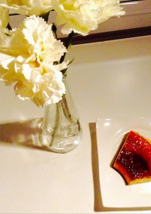 صورة لوصفة كريم كراميل صفراء 🍮