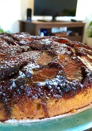Una foto de Torta de manzana invertida 🍎