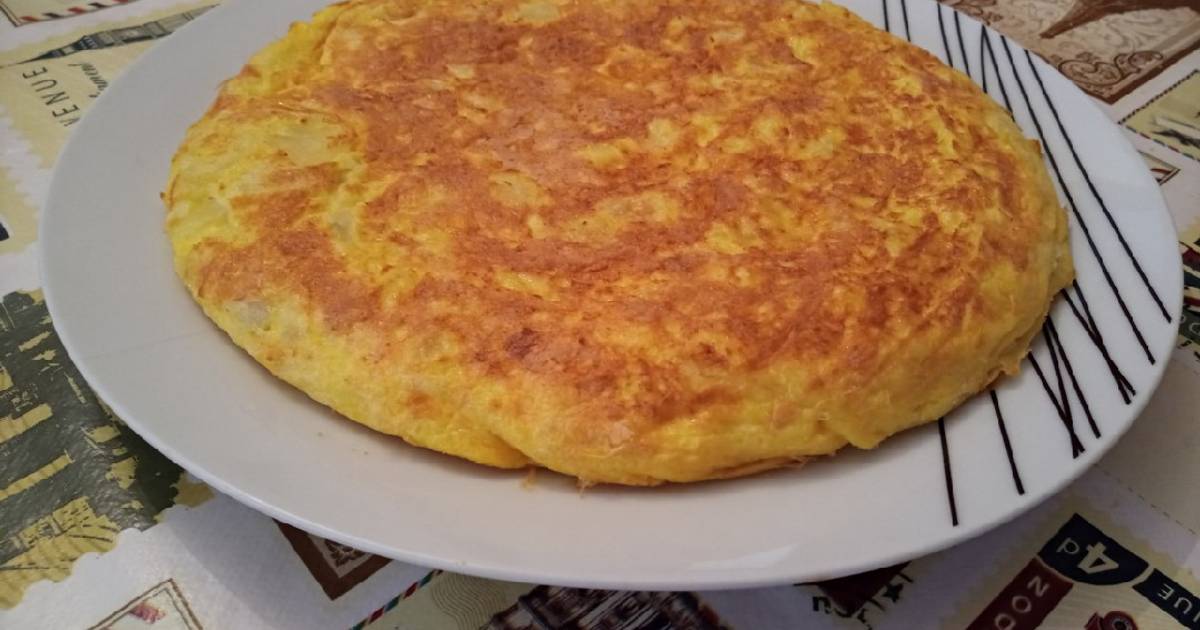 🗣📢 Tortilla de Patata (Con muy poco aceite) 🥔🥚 Receta de Recetario Juan