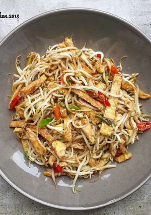 Foto resep Dadar Telur Cah Toge