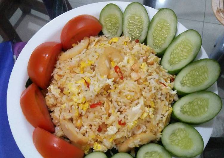 Mudah Cepat Memasak Nasi goreng sea food praktis Lezat Mantap