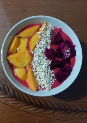 Foto resep Mango Dragon Smoothies