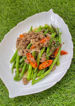 Foto resep Oseng Buncis Daging Cincang