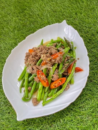 Cara Sederhana Membuat Resep  Oseng Buncis Daging Cincang yang Lezat Sekali, Lezat