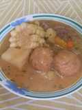 Caldo de Bolitas Tinguiadas