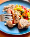 Seared Pork Medallions in Creamy Mushroom Sauce from Tastypinch