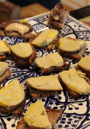 Une photo de Foie gras en terrine
