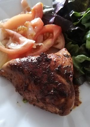 Una foto de Pechuga de pollo al limón