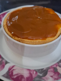 Una foto de Cheescake de dulce de leche light