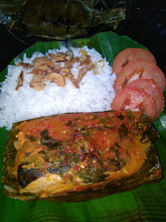 Foto resep Pepes Salmon Mangga Muda