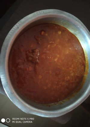 A picture of Change ki dal in mutton.