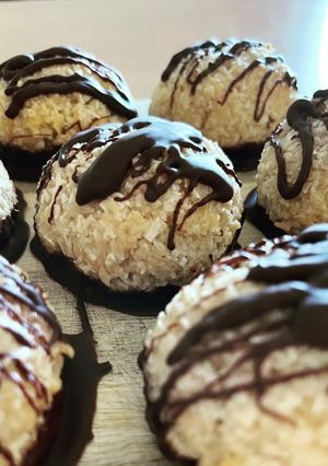 Φωτογραφία της συνταγής Vegan coconut macaroons