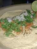 Tacos de bistec tipo pastor