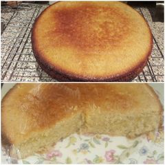 A picture of Robin's Almond Cake #HelpfulCook.